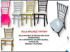 Silla Apilable Tiffany - Pangea Muebles