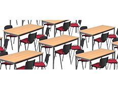 Mesa de trabajo escolar - Pangea Muebles