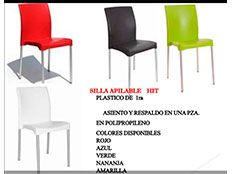 Silla Apilable Hit - Pangea Muebles