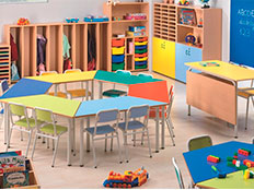 Mesa escolar Kinder - Pangea Muebles